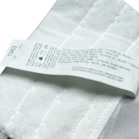 Just My Size Comfort Cushion Strap Soft Cup Full Figure Bra Style 1963 White 44D - Picture 9 of 10